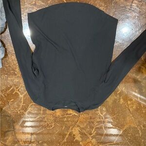 Lululemon Casual Black Long Sleeve Top